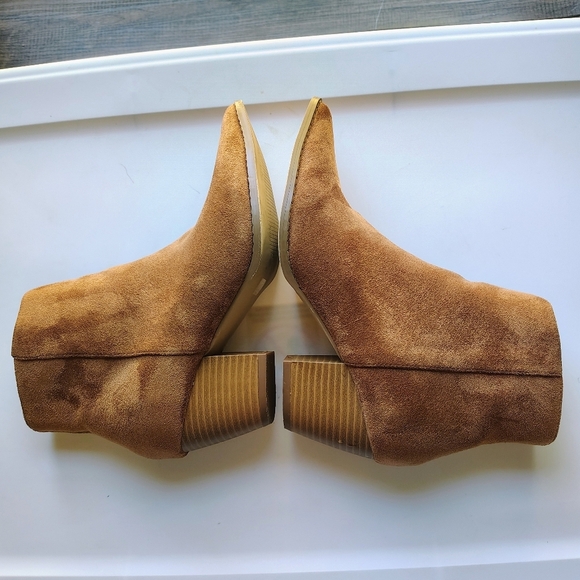 Lulu's x Matisse spirit Fawn Suede Pointed Toe Ankle Booties Women's 8M. - Picture 11 of 17